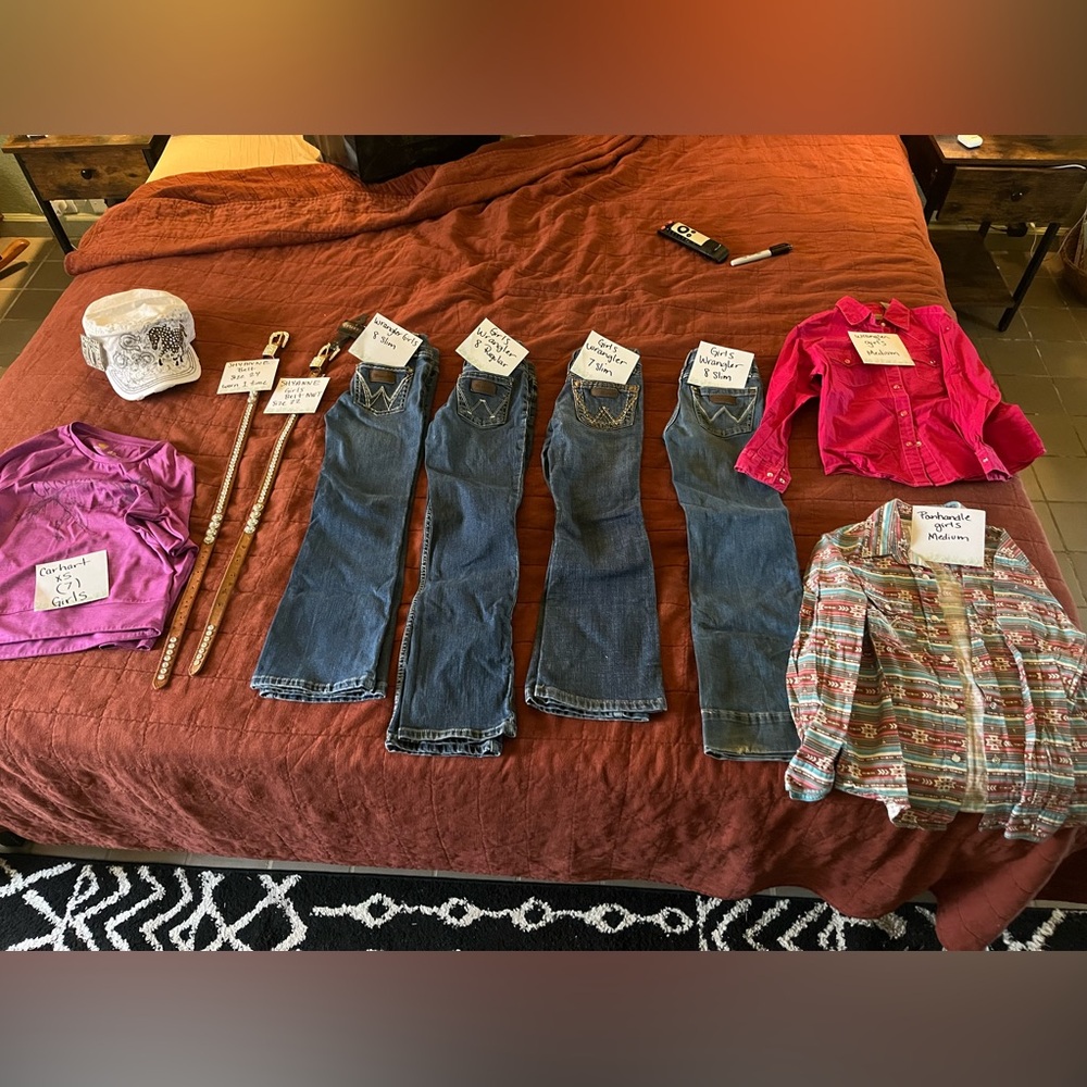 Girls Rodeo Western Bundle size 7-8